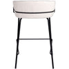 Alexander | Modern Metal Fabric Bar Stools | Set Of 2