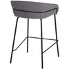 Alexander | Modern Metal Fabric Bar Stools | Set Of 2