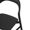 Alpine | Natural Black Scandinavian Style Upholstered Wooden Dining Chairs | Set Of 2