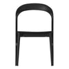 Alpine | Natural Black Scandinavian Style Upholstered Wooden Dining Chairs | Set Of 2