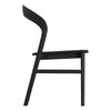 Alpine | Natural Black Scandinavian Style Upholstered Wooden Dining Chairs | Set Of 2
