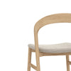 Alpine | Natural Scandinavian Style Upholstered Wooden Dining Chairs | Set Of 2