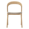Alpine | Natural Scandinavian Style Upholstered Wooden Dining Chairs | Set Of 2