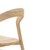 Alpine | Natural Scandinavian Style Upholstered Wooden Dining Chairs | Set Of 2