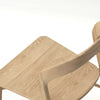 Alpine | Natural Scandinavian Style Upholstered Wooden Dining Chairs | Set Of 2