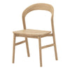 Alpine | Natural Scandinavian Style Upholstered Wooden Dining Chairs | Set Of 2