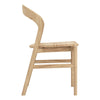 Alpine | Natural Scandinavian Style Upholstered Wooden Dining Chairs | Set Of 2