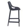 Alton | Modern Plastic Outdoor Bar Stools | Set Of 4