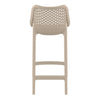 Alton | Modern Plastic Outdoor Bar Stools | Set Of 4