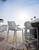 Alton | Modern Plastic Outdoor Bar Stools | Set Of 4