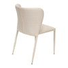 Amalfi | Contemporary Natural Black Fabric Dining Chairs | Set Of 2