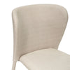 Amalfi | Contemporary Natural Black Fabric Dining Chairs | Set Of 2