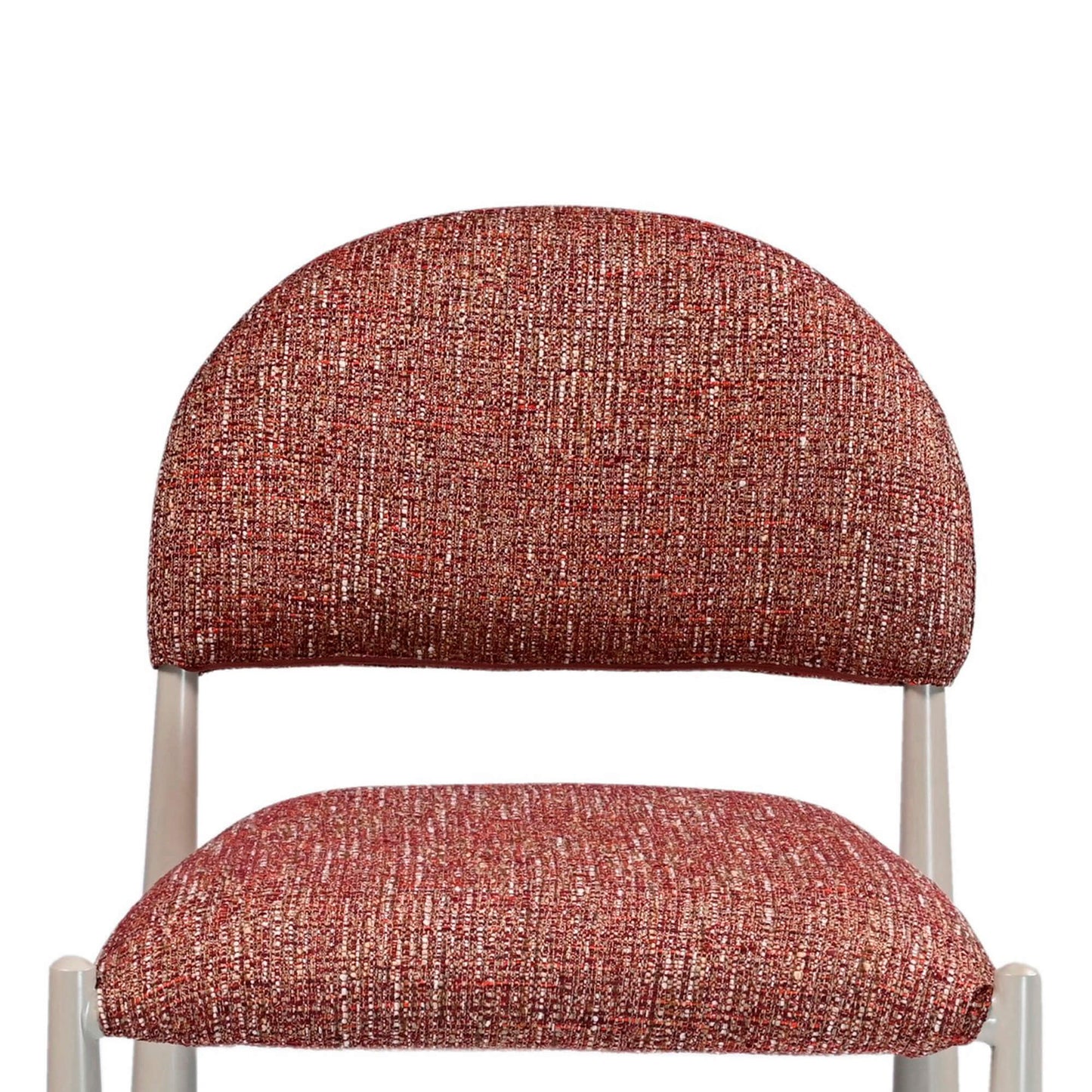 Amalfi Coastal Modern Metal Autumn Fabric Dining Chairs | Sunset