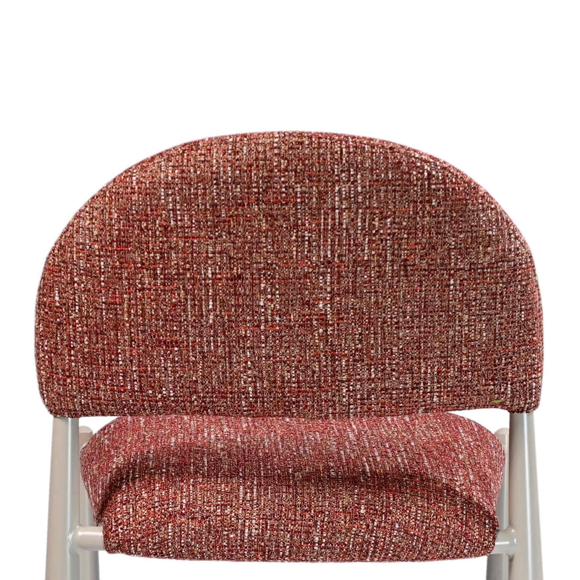 Amalfi Coastal Modern Metal Autumn Fabric Dining Chairs | Sunset