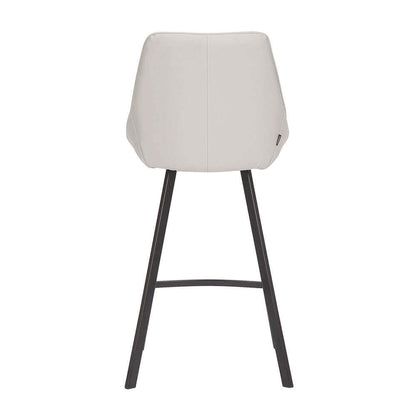 Modern Light Grey PU Leather Bar Stools | Light Grey