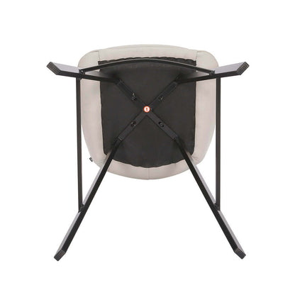 Modern Light Grey PU Leather Bar Stools | Light Grey