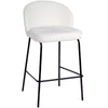 Andre | Modern Metal Fabric Bar Stools | Set Of 2