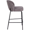 Andre | Modern Metal Fabric Bar Stools | Set Of 2