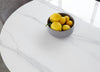 Andre | Metal Scratch Resistant Polished Ceramic 4 Seater Round Dining Table