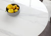 Andre | Metal Scratch Resistant Polished Ceramic 4 Seater Round Dining Table