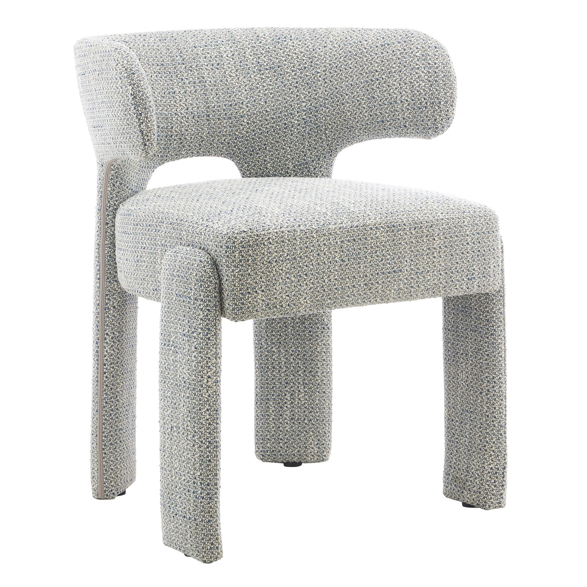 Annadale | Modern Light Grey Fabric Wooden Dining Chairs | Set Of 2 | Light Grey