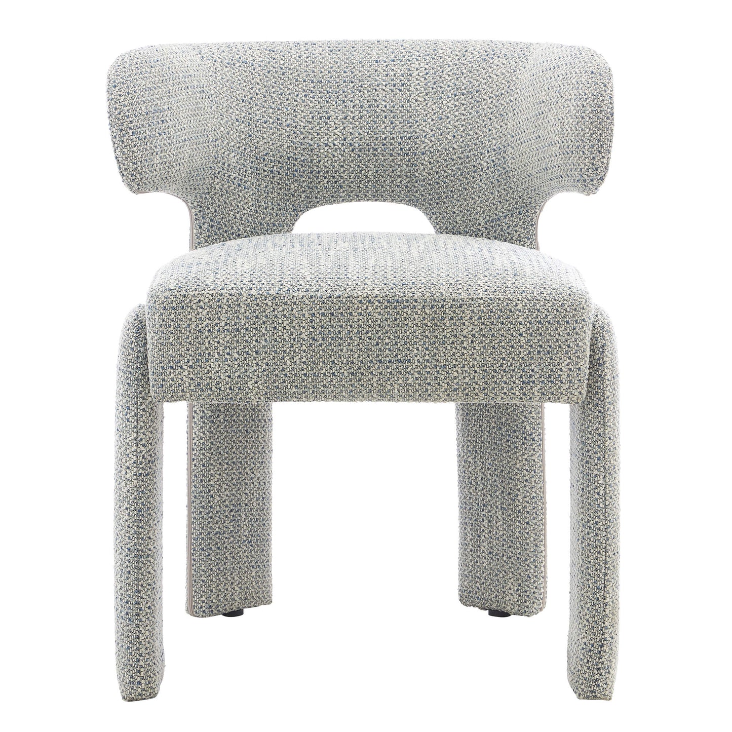 Annadale | Modern Light Grey Fabric Wooden Dining Chairs | Set Of 2 | Light Grey