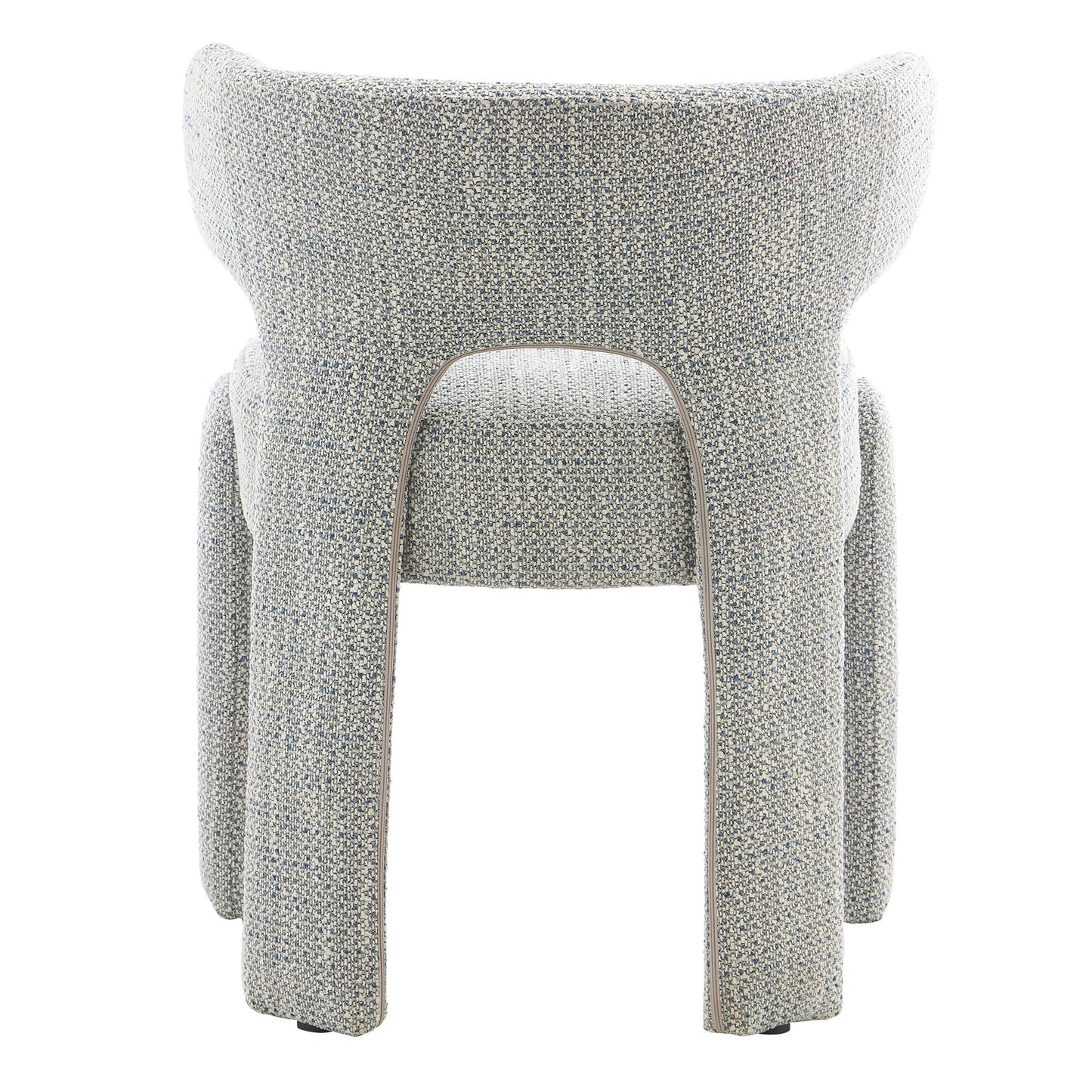 Annadale | Modern Light Grey Fabric Wooden Dining Chairs | Set Of 2 | Light Grey