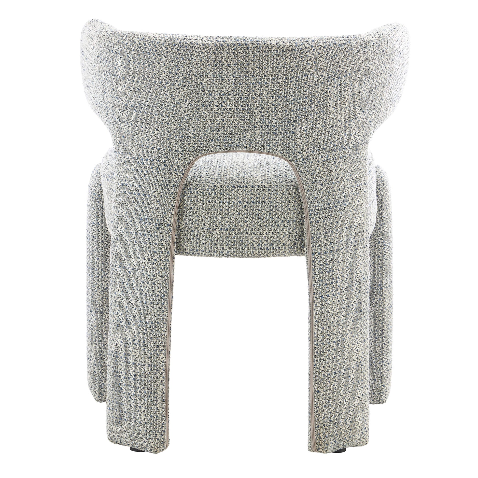 Annadale | Modern Light Grey Fabric Wooden Dining Chairs | Set Of 2 | Light Grey