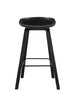Astra | Contemporary Metal Black White Bar Stool