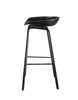 Astra | Contemporary Metal Black White Bar Stool