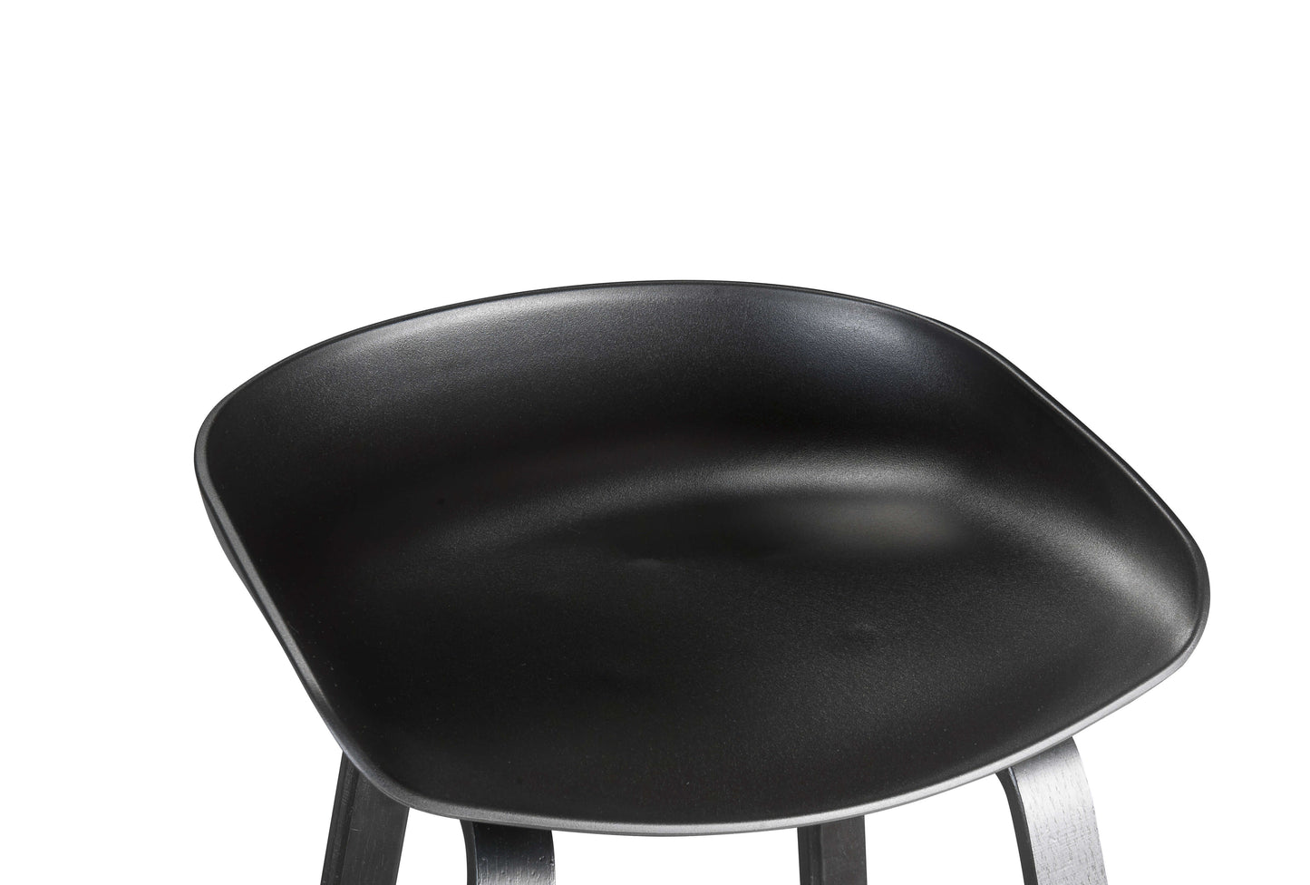 Astra | Contemporary Metal Black White Bar Stool | Black