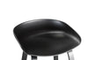 Astra | Contemporary Metal Black White Bar Stool