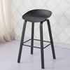 Astra | Contemporary Metal Black White Bar Stool