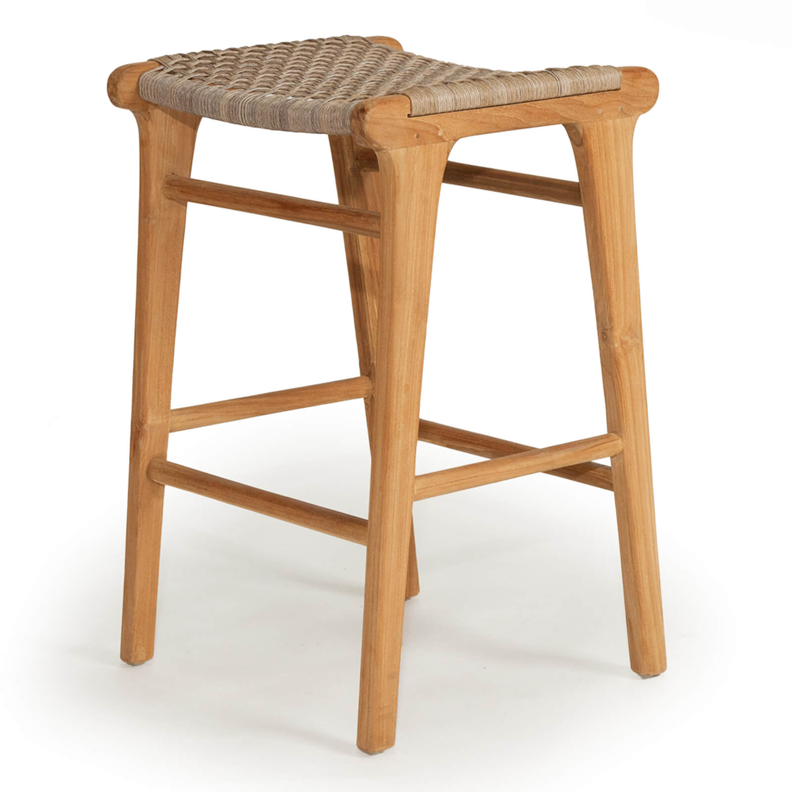 Rattan bar sales stools backless