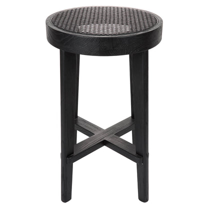 Avoca | Coastal Rattan Bar Stools | Black