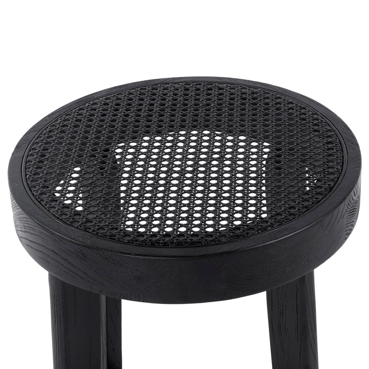 Avoca | Coastal Rattan Bar Stools | Black