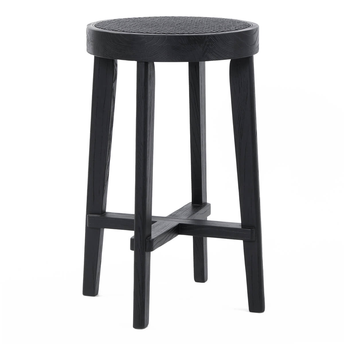 Avoca | Coastal Rattan Bar Stools | Black