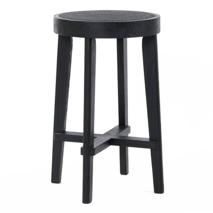 Avoca | Coastal Rattan Bar Stools | Black