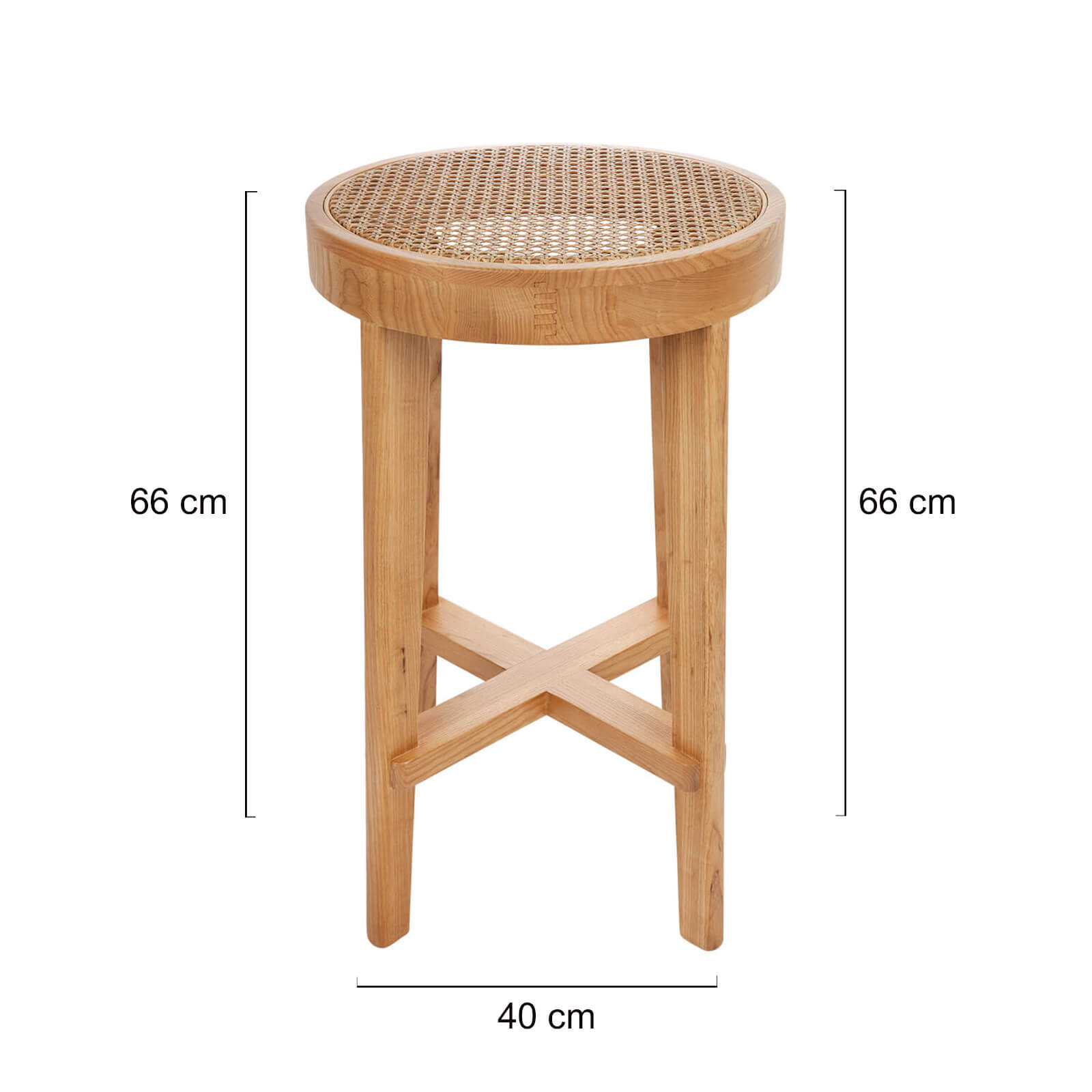 Avoca | Coastal Rattan Bar Stools | Natural