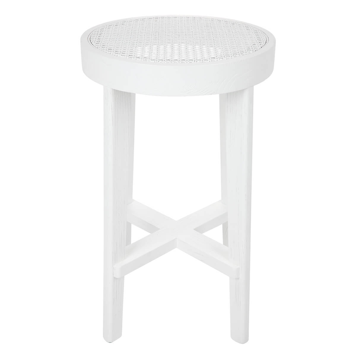 Avoca | Coastal Rattan Bar Stools | White