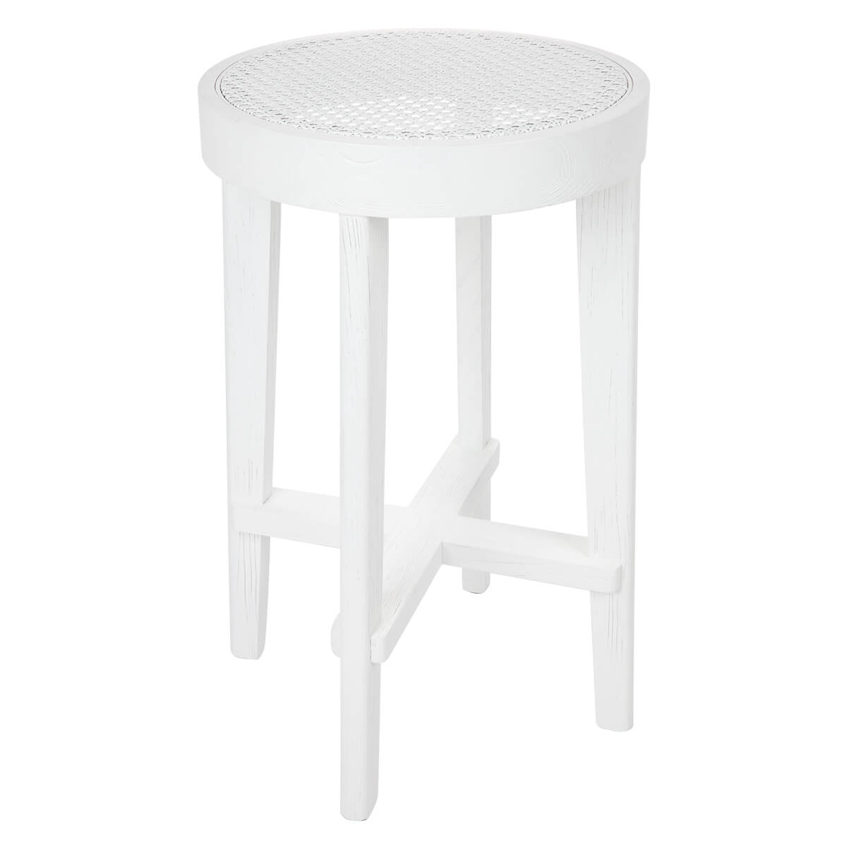 Avoca | Coastal Rattan Bar Stools | White