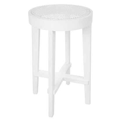 Avoca | Coastal Rattan Bar Stools | White