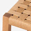 Baybreeze | Backless Coastal Natural Wooden Rattan Bar Stool