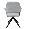 Bellinger | Contemporary Boucle Ivory Swivel Dining Chair With Arms | Set Of 2
