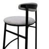 Belvidere | Mid Century Boucle Fabric Upholstered Bar Stools | Set Of 2