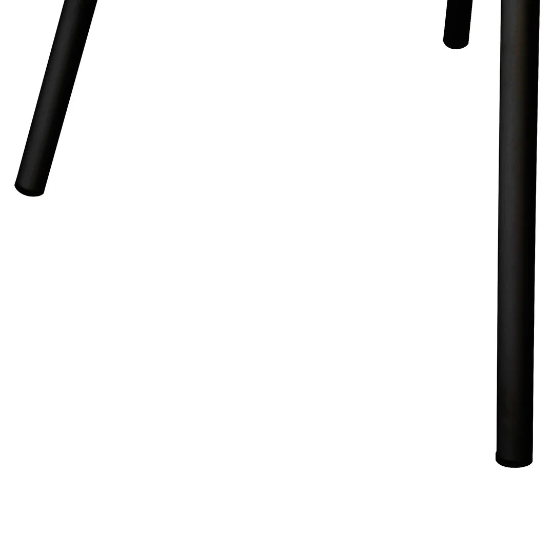 Bentley | Modern Metal Clay Grey Fabric Dining Chairs With Arms | Set Of 2 | Black