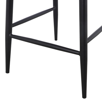 Bentley | Modern Grey Boucle Fabric Bar Stools | Anthracite Grey