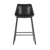 Bertrand | Modern Metal PU Leather Bar Stools | Set Of 2