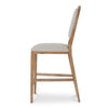Berwick | Light Beige Fabric French Provincial Commercial Bar Stool