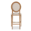 Berwick | Light Beige Fabric French Provincial Commercial Bar Stool
